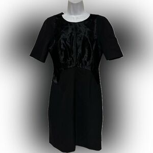 Brand New Diane Von Furstenberg black calf hide leather size 8